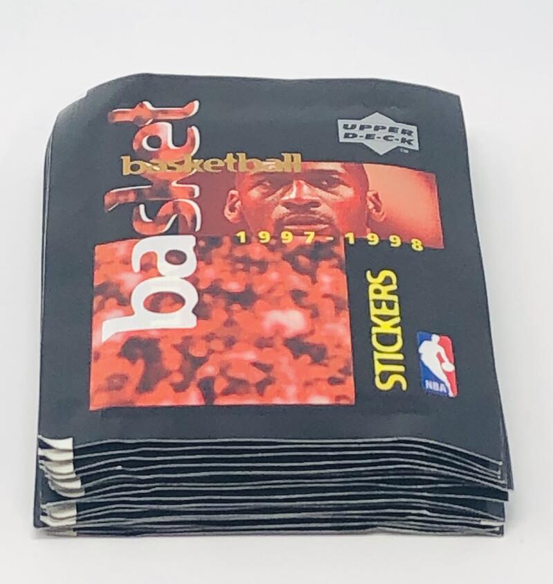1997-98 Upper Deck Basketball Stickers Lot (10) Image 2