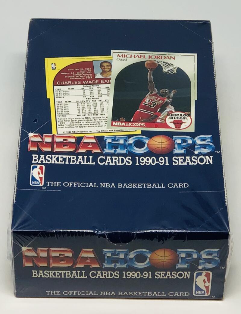 1990-91 Hoops Series 1 Basketball Box Image 1