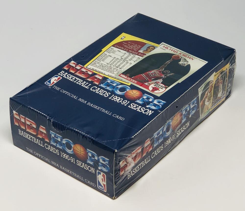 1990-91 Hoops Series 1 Basketball Box Image 2