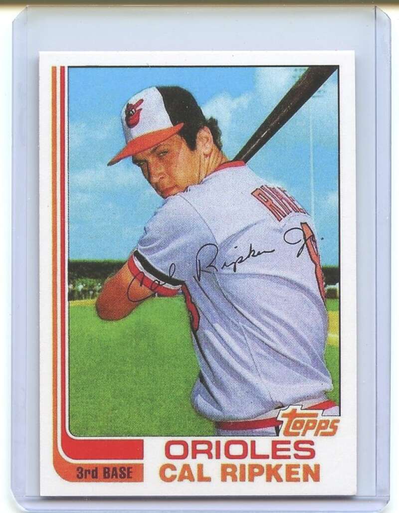 Cal Ripken Rookie Card 1982 Topps Traded #98T Baltimore Orioles REPRINT Image 1
