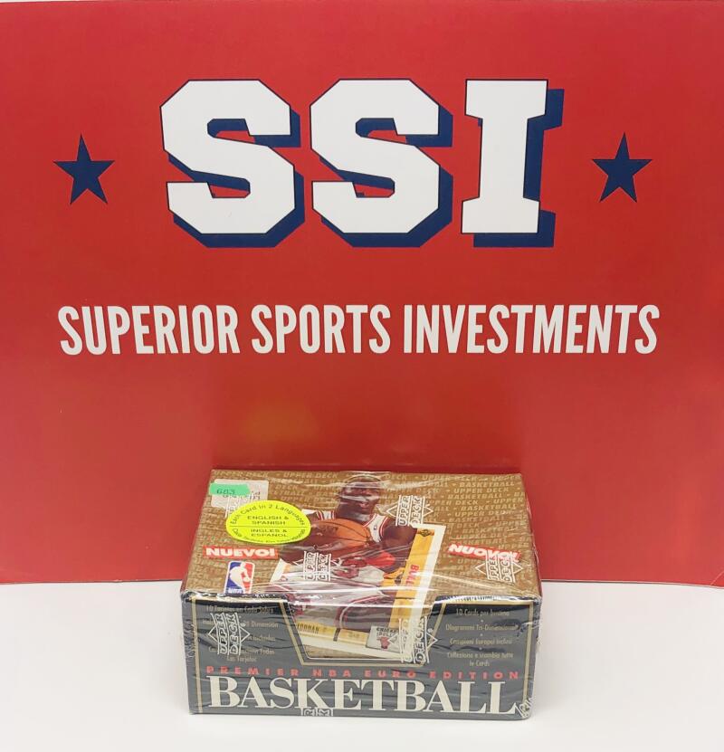 1991-92 Upper Deck Premier Michael Jordan Euro Edition Basketball Box Image 1