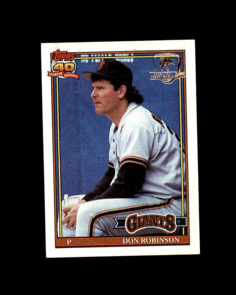 Don Robinson Card 
1991 Topps Desert Shield #104 San Francisco Giants Image 1