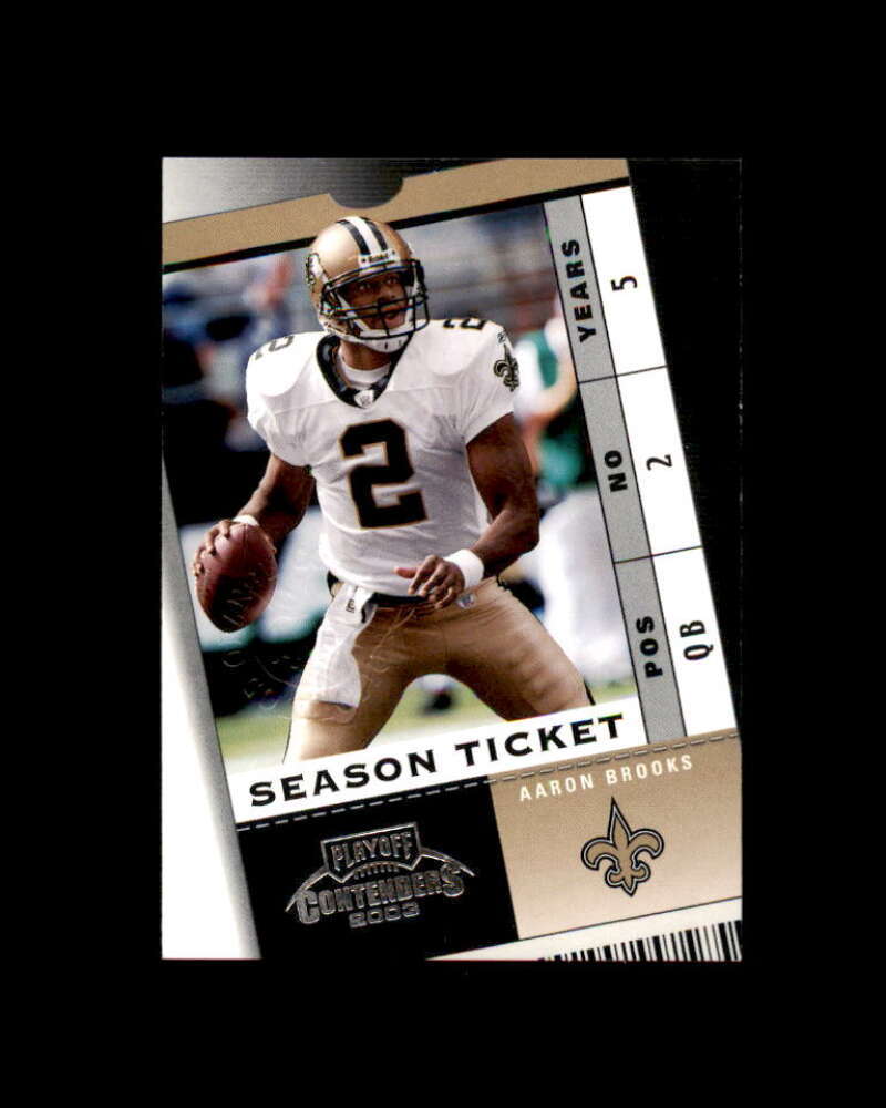 Aaron Brooks Card 2003 Playoff Contenders Orange County #83 4/5 Image 1