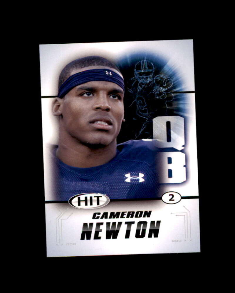 Cam Newton Rookie Card 2011 Sage Hit #100A Carolina Panthers Image 1