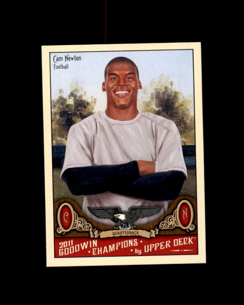 Cam Newton Rookie Card 2011 Upper Deck Goodwin Champions #78 Carolina Panthers Image 1