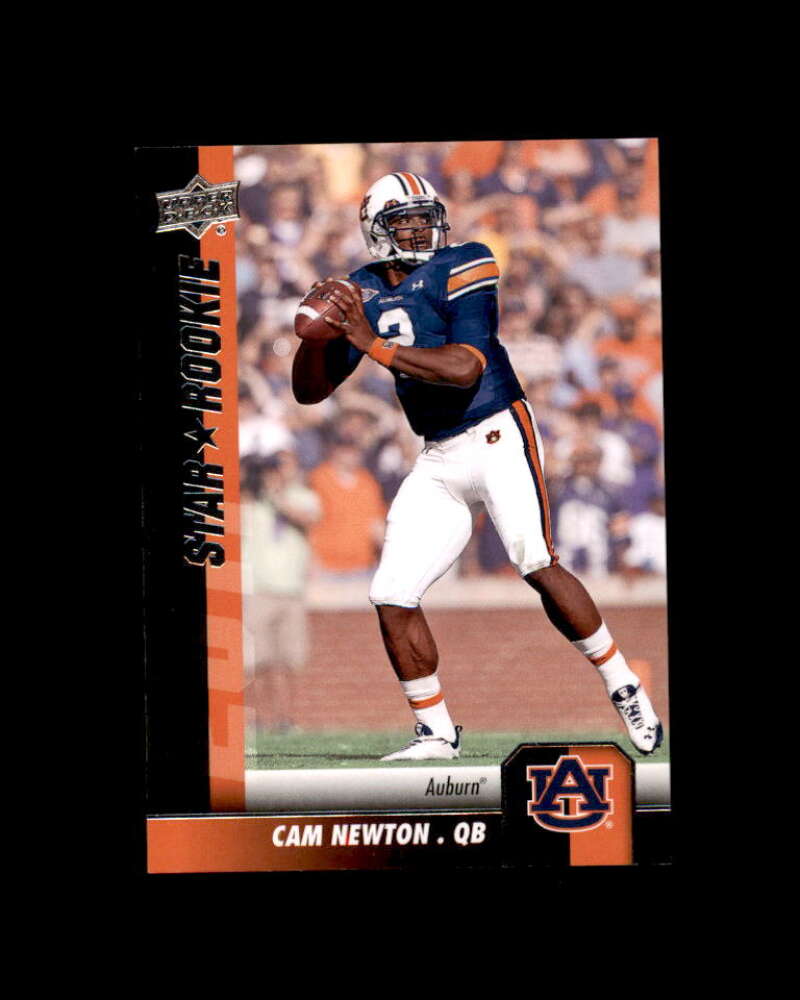 Cam Newton Rookie Card 2011 Upper Deck #198 Carolina Panthers Image 1