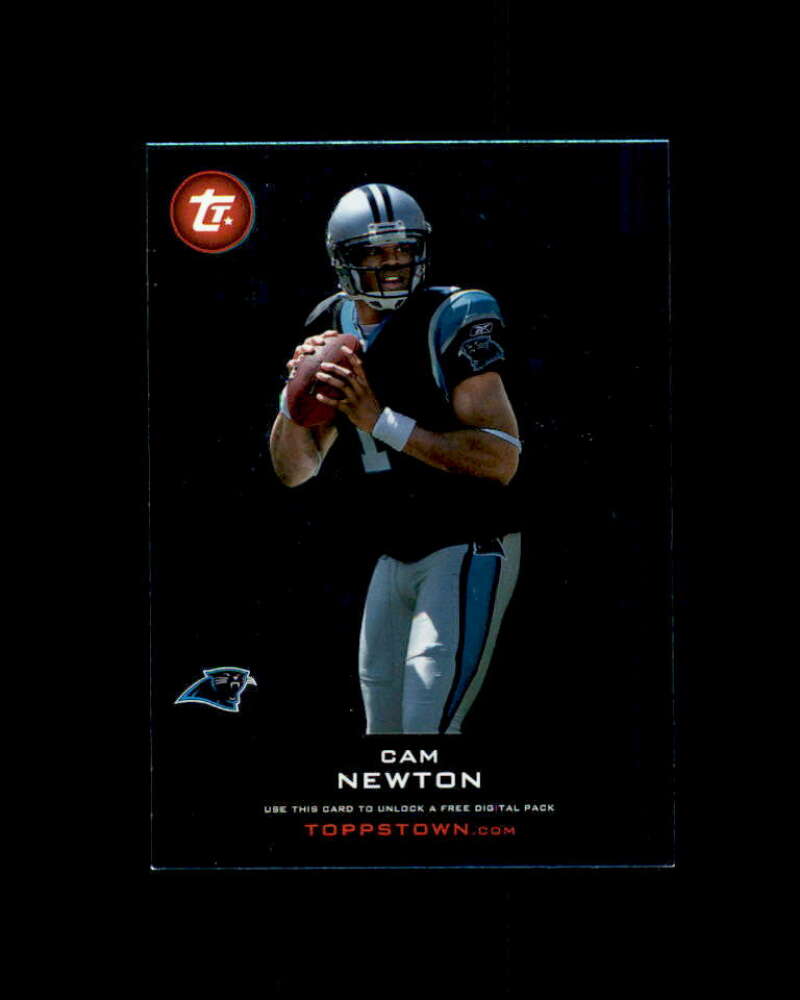 Cam Newton Rookie Card 2011 Topps Topps Town #TT-50 Panthers Image 1