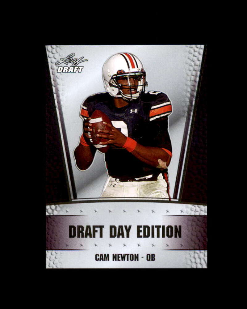 Cam Newton Rookie Card 2011 Leaf Draft Draft Day Edition #DD4A Panthers Image 1