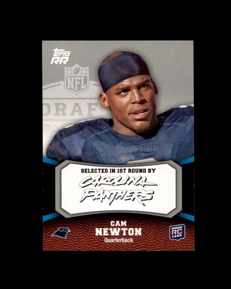 Cam Newton Rookie Card 2011 Topps Rising Rookies #130 Panthers Image 1