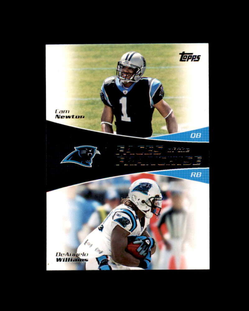 Cam Newton Rookie Card 2011 Topps Faces Of The Franchise #FF-NW Panthers Image 1