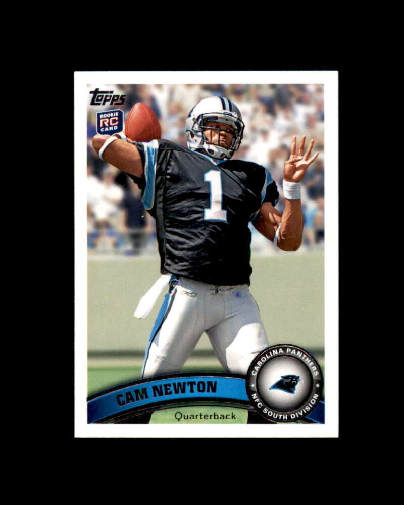 Cam Newton Rookie Card 2011 Topps #200 Panthers Image 1