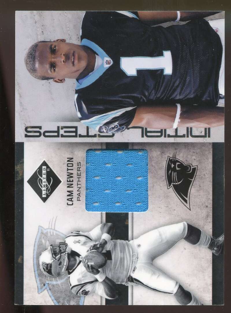 Cam Newton Rookie Card 2011 Limited Initial Steps Jerseys #11 Carolina Panthers Image 1