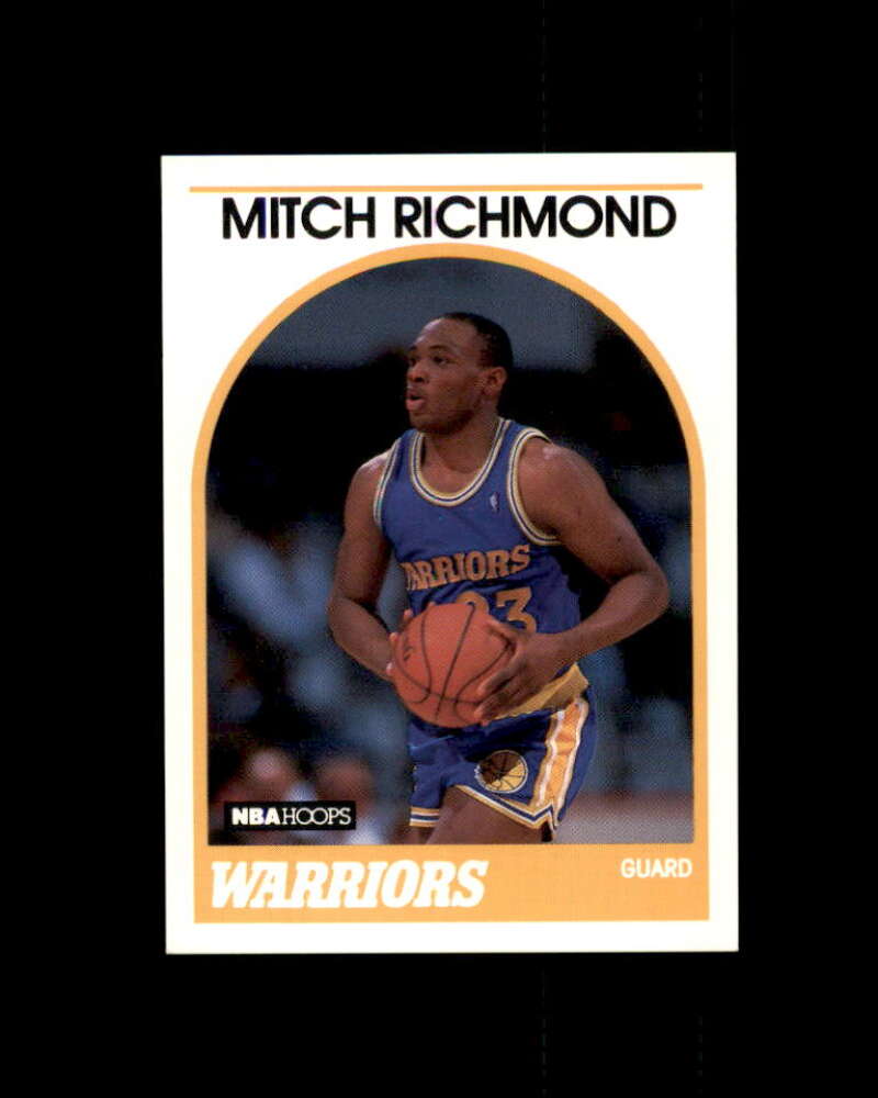 Mitch Richmond Rookie Card 1989-90 Hoops #260 Golden State Warriors Image 1