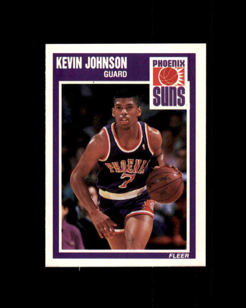 Kevin Johnson Rookie Card 1989-90 Fleer #123 Phoenix Suns Image 1