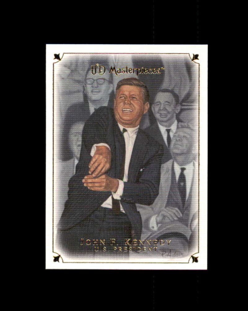 John F. Kennedy Card 2007 UD Masterpieces #47 Washington Senators Image 1
