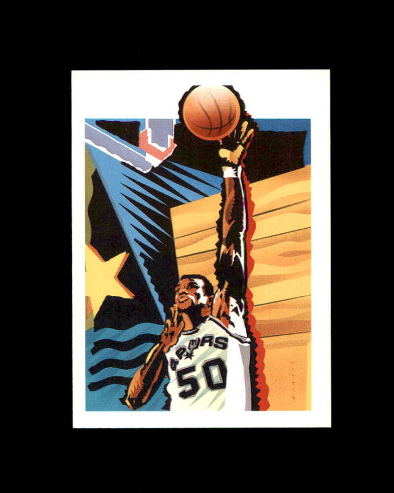 David Robinson Card 1990-91 Hoops Sketch #378 San Antonio Spurs Image 1