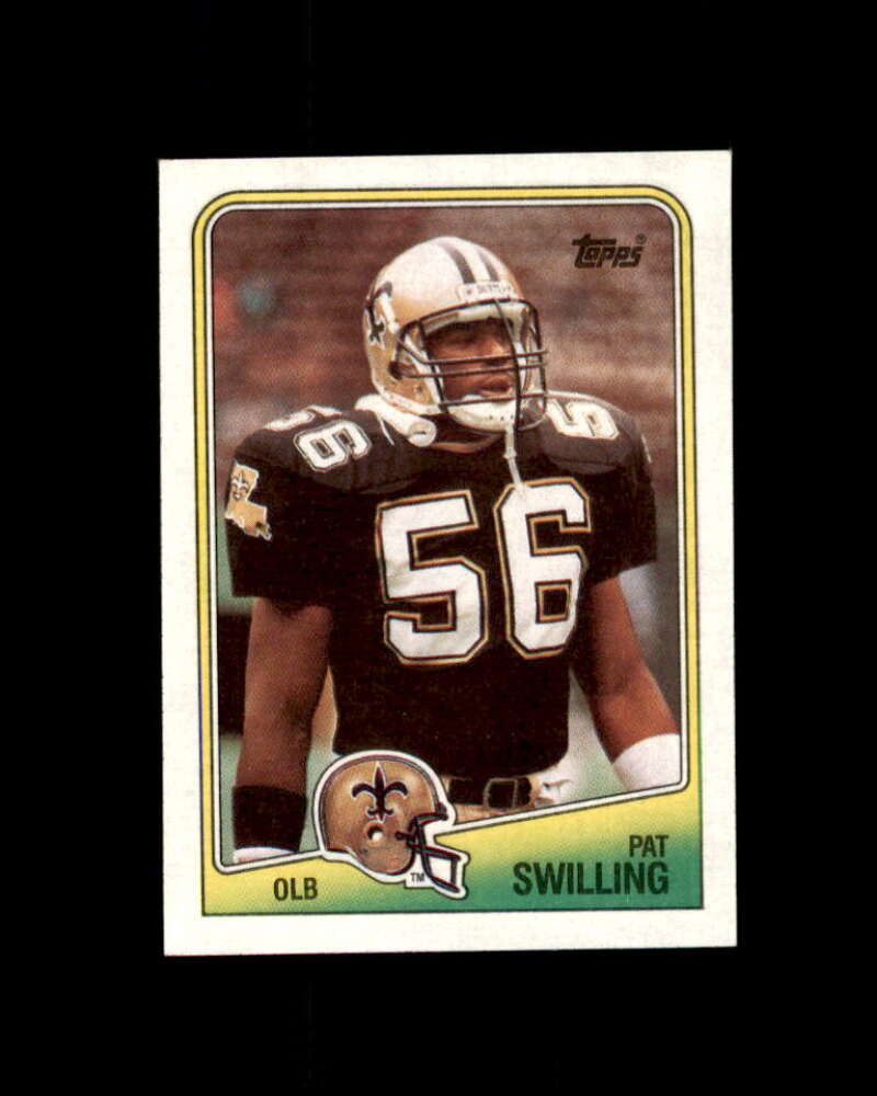 Pat Swilling Rookie Card 1988 Topps #66 New Orleans Saints Image 1
