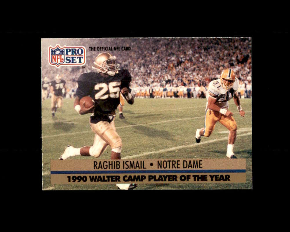Rocket Ismail Rookie Card 1991 Pro Set Player Of The Year #36 Dallas Cowboys Image 1