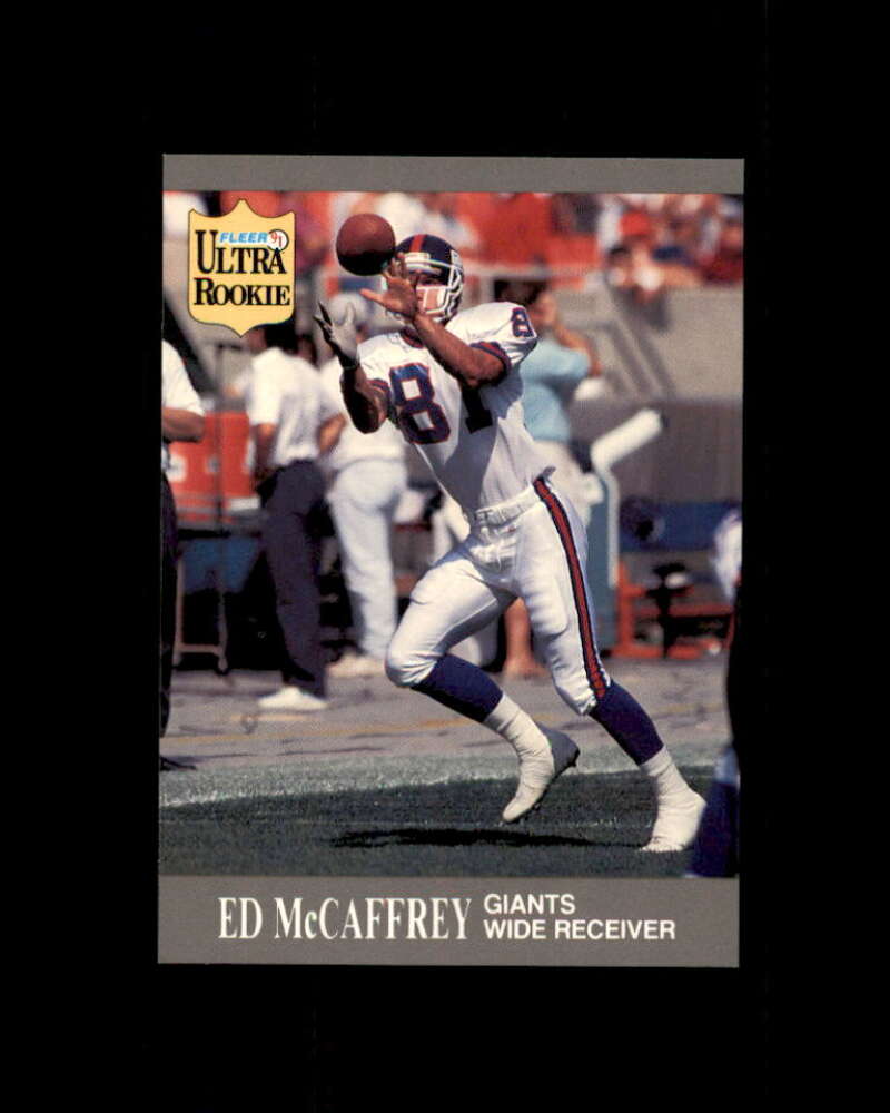Ed McCaffrey Rookie Card 1991 Ultra Update #U65 New York Giants Image 1