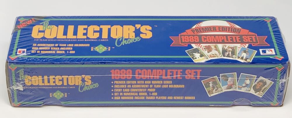 1989 Upper Deck Collectorâs Choice Baseball Factory Sealed Set Image 2
