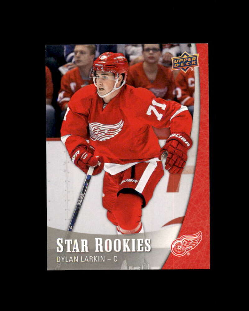 Dylan Larkin Rookie Card 2015-16 Upper Deck #12 Detroit Red Wings Image 1