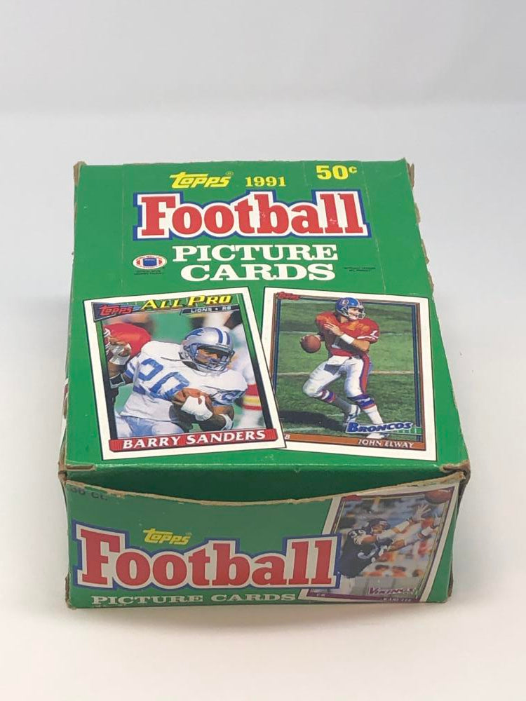 1991 Topps Football Box Image 2