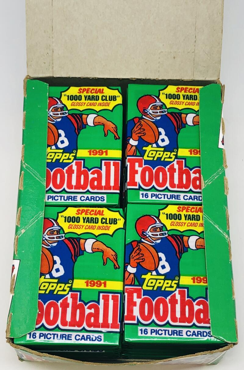 1991 Topps Football Box Image 3