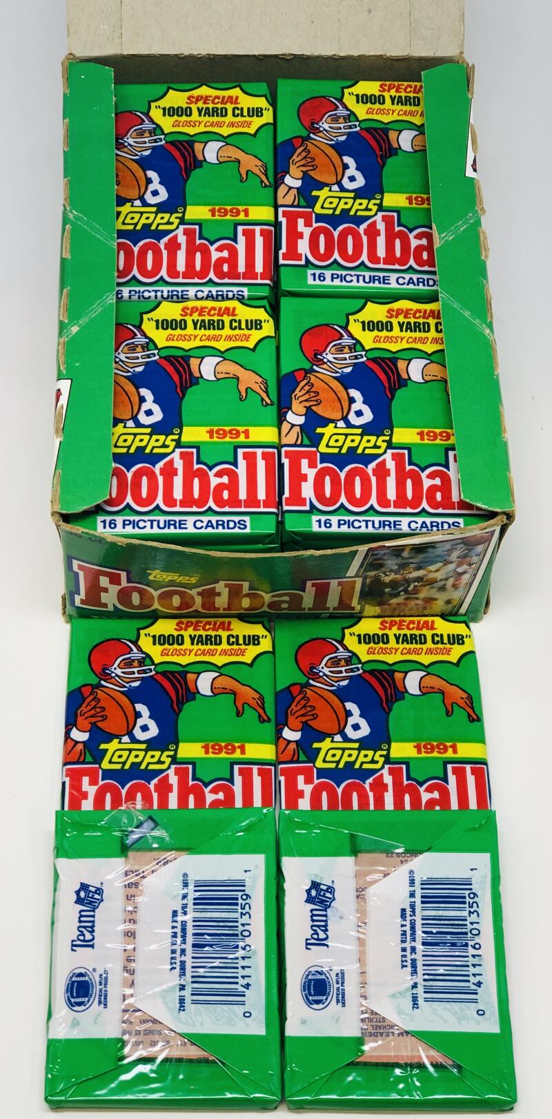 1991 Topps Football Box Image 4