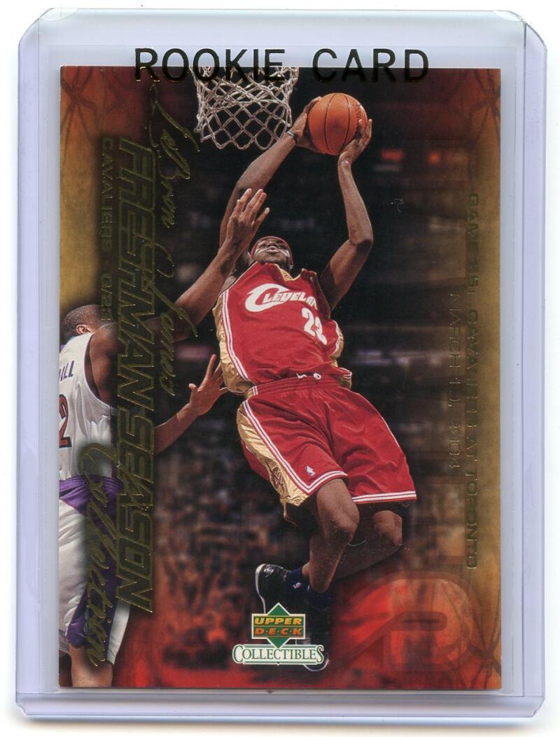 Lebron James Rookie Card 2003-04 Upper Deck Freshman Season #68 Image 1