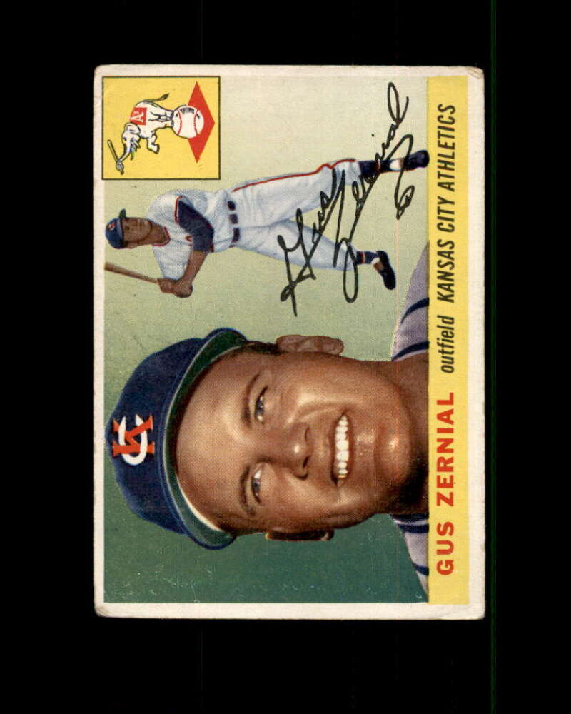 Gus Zernial Card 1955 Topps #110 Kansas City Athletics Image 1