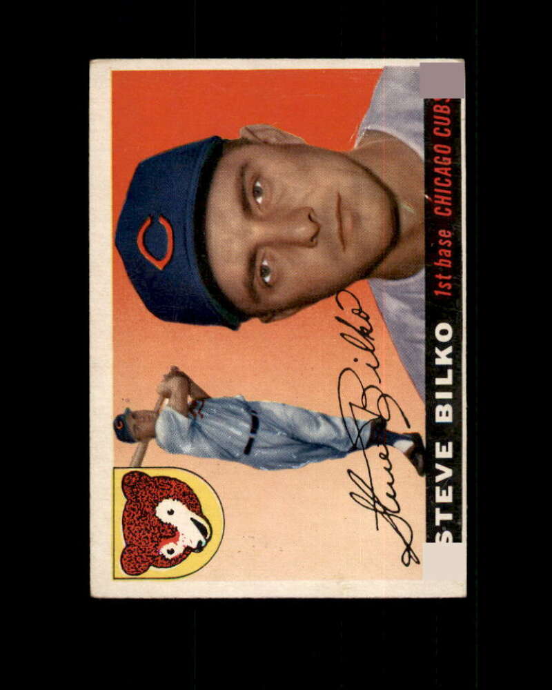 Steve Bilko Card 1955 Topps #93 Chicago Cubs Image 1