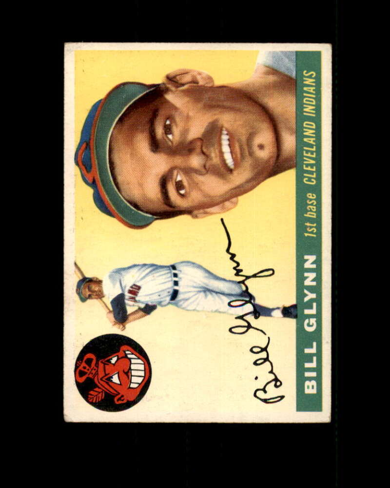 Bill Glynn Card 1955 Topps #39 Cleveland Indians Image 1