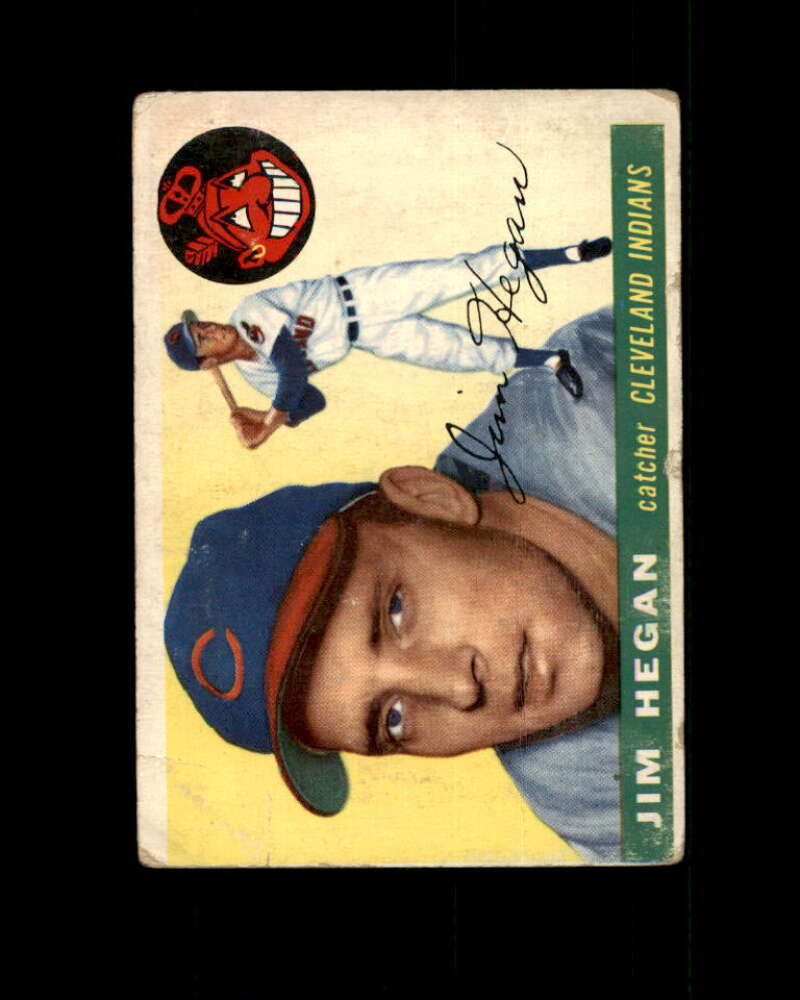 Jim Hegan Card 1955 Topps #7 Cleveland Indians Image 1