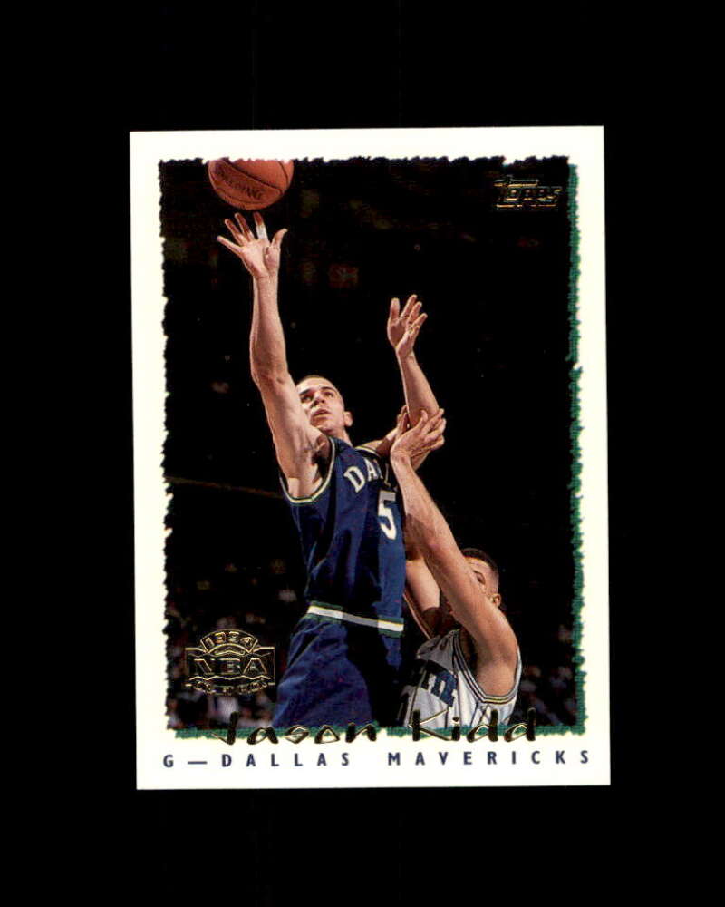 Jason Kidd Card 1994-95 Topps #371 Dallas Mavericks Image 1