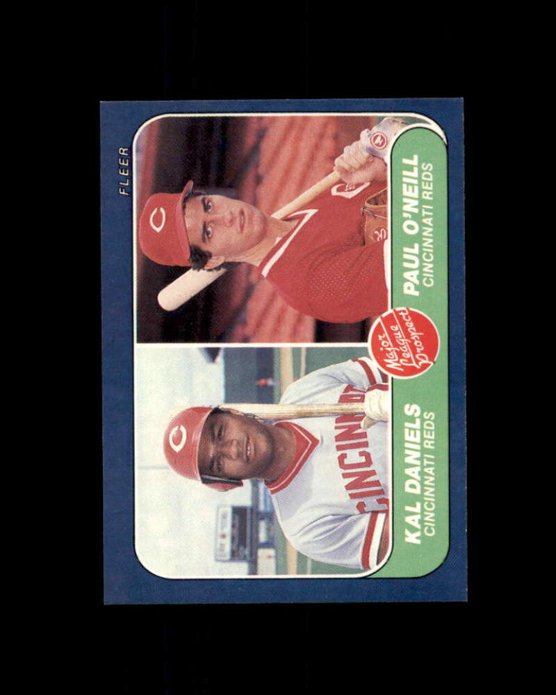 Paul O'Neill Rookie Card 1986 Fleer #646 Cincinnati Reds Image 1