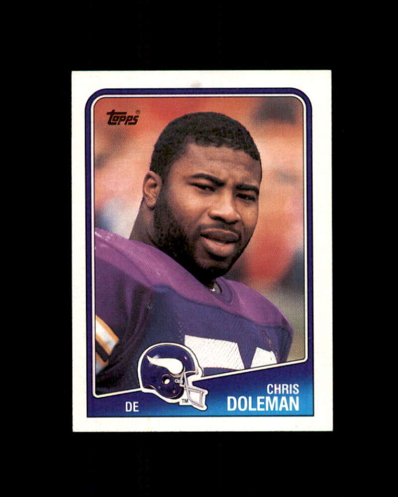 Chris Doleman Rookie Card 1988 Topps #157 Minnesota Vikings Image 1