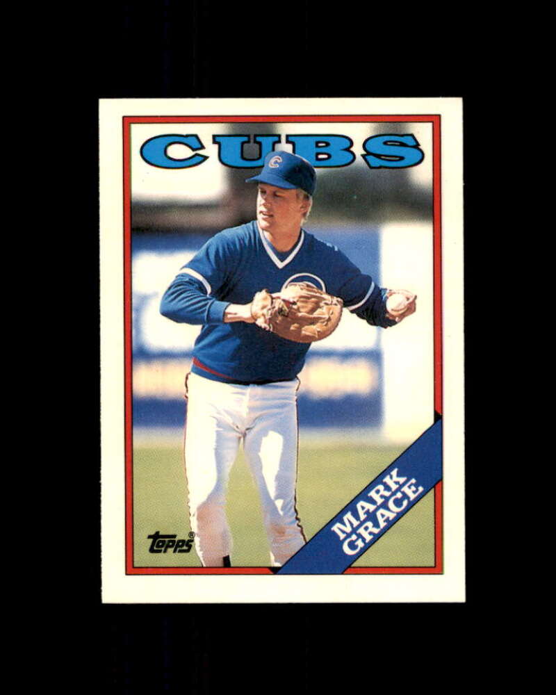 Mark Grace Rookie Card 1988 Topps Traded #42T Chicago Cubs Image 1