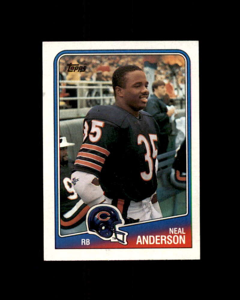 Neal Anderson Rookie Card 1988 Topps #71 Chicago Bears Image 1