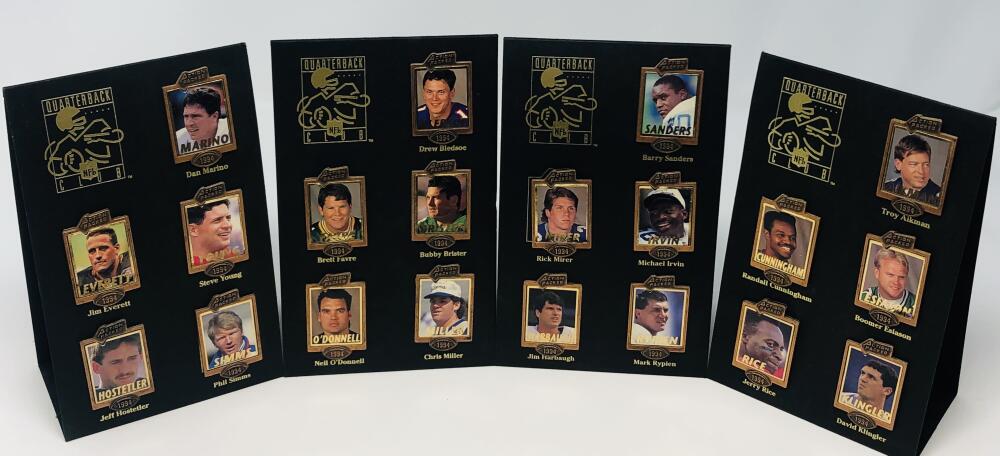 1994 Action Packed QB Club Football Pins Lot Image 2