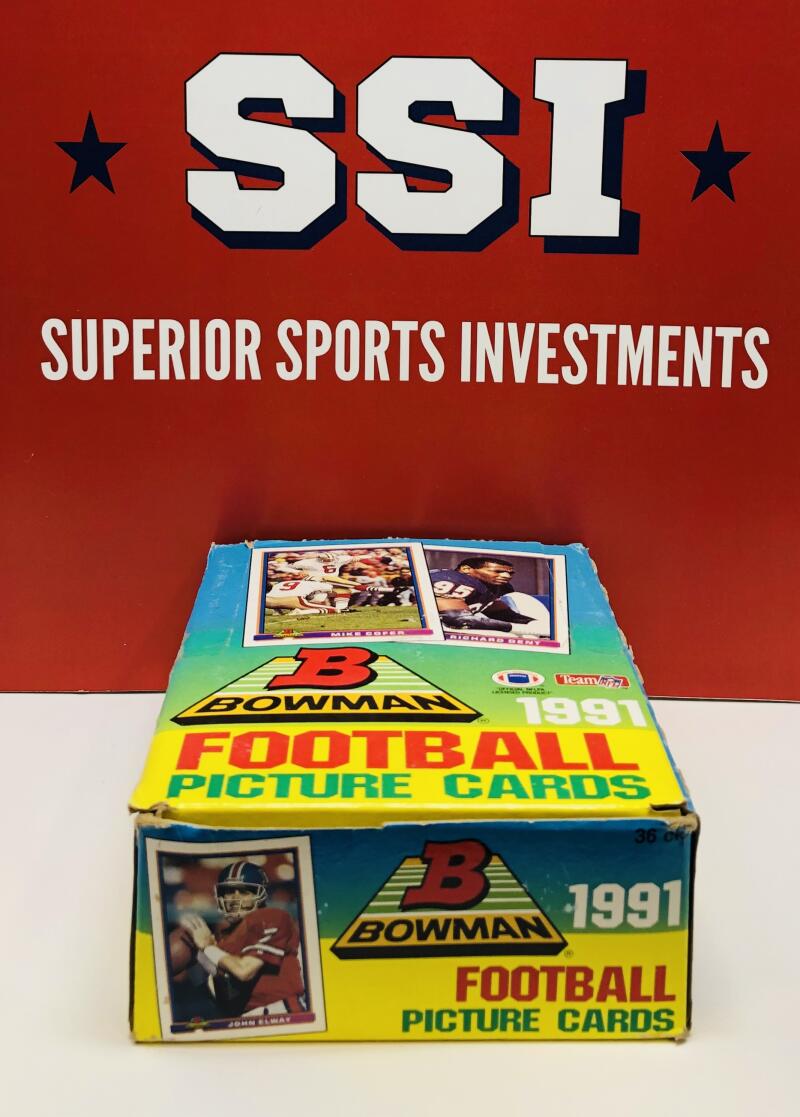 1991 Bowman Football Box Image 1
