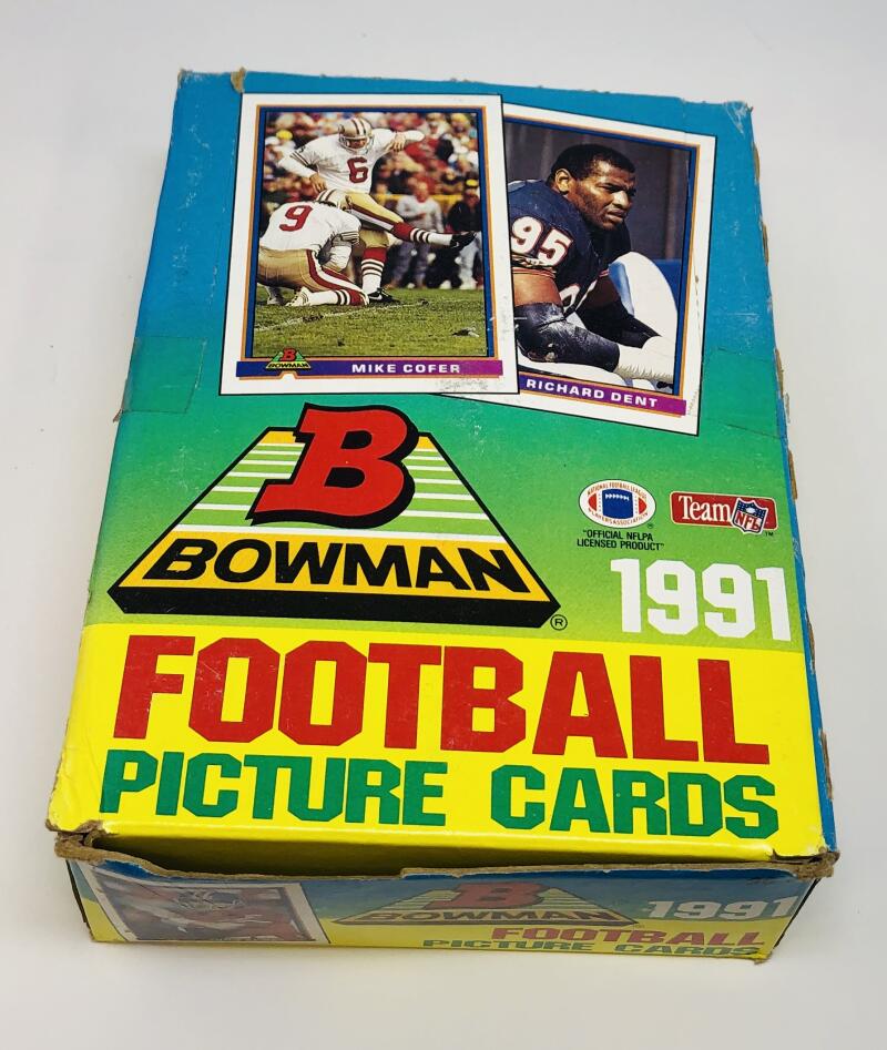 1991 Bowman Football Box Image 2