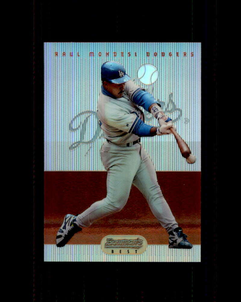 Raul Mondesi Card 1995 Bowman's Best Refractors #R53 Los Angeles Dodgers Image 1