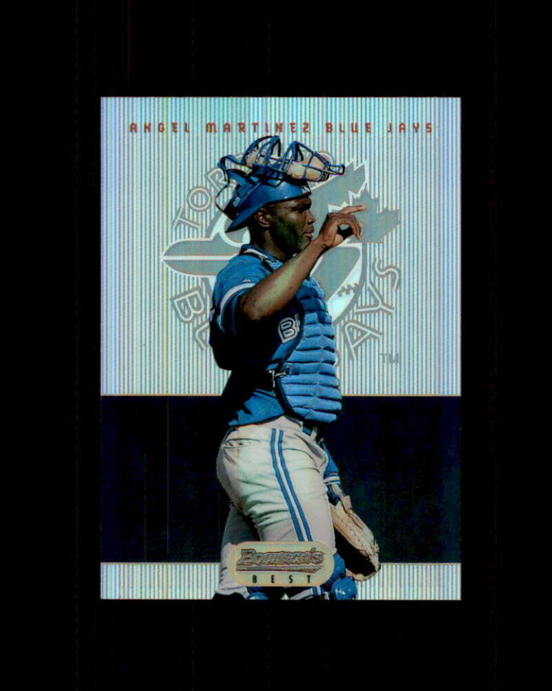 Angel Martinez Card 1995 Bowman's Best Refractors #B81 Toronto Blue Jays Image 1