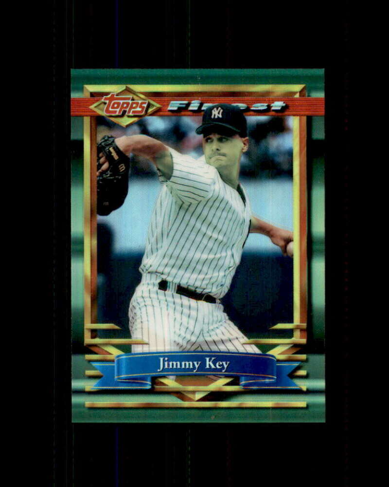 Jimmy Key Card 1994 Finest Refractors #299 New York Yankees Image 1