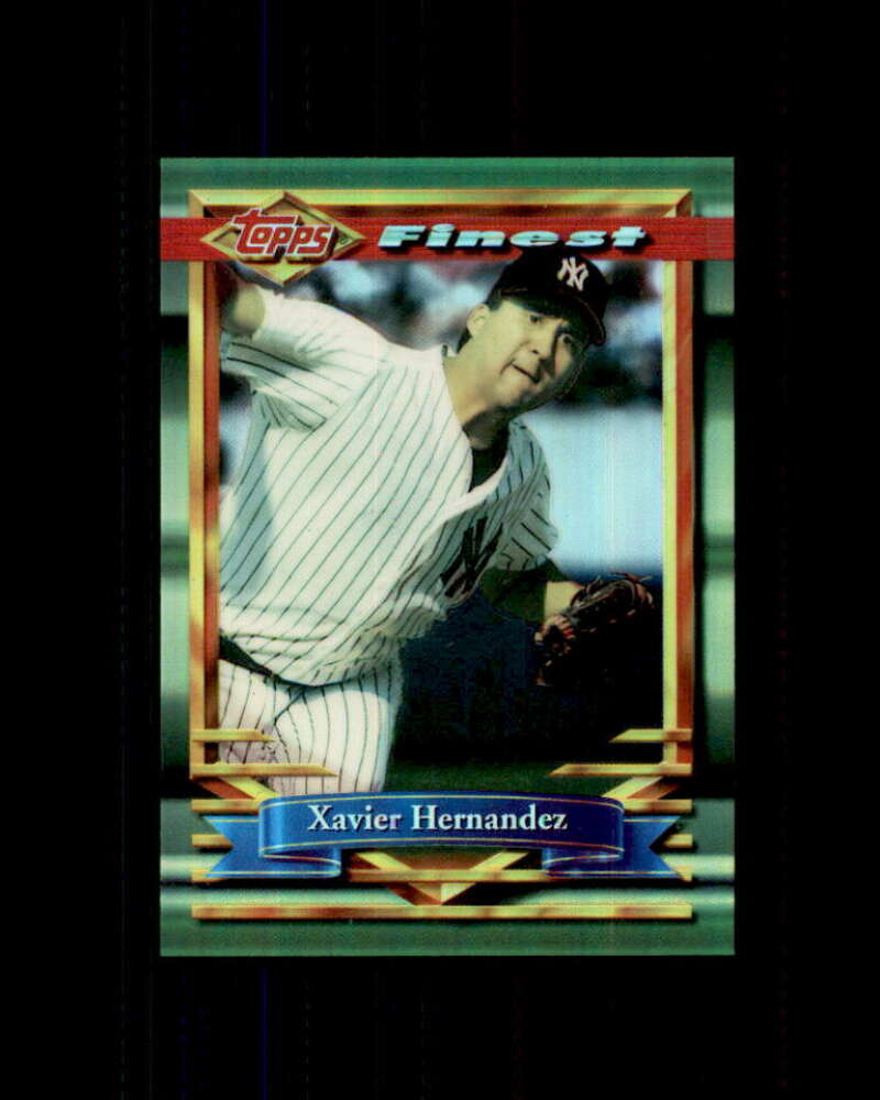 Xavier Hernandez Card 1994 Finest Refractors #373 New York Yankees Image 1