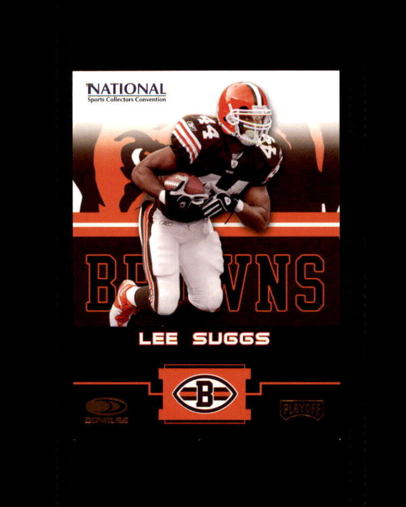 Lee Suggs Card 2004 Browns Donruss Playoff National #5 Cleveland Browns Image 1