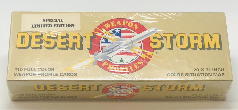 1991 Desert Storm Weapon Profiles Special Limited Edition Card Box Set Image 1