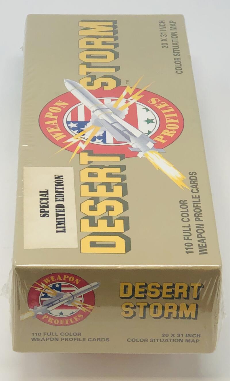1991 Desert Storm Weapon Profiles Special Limited Edition Card Box Set Image 2