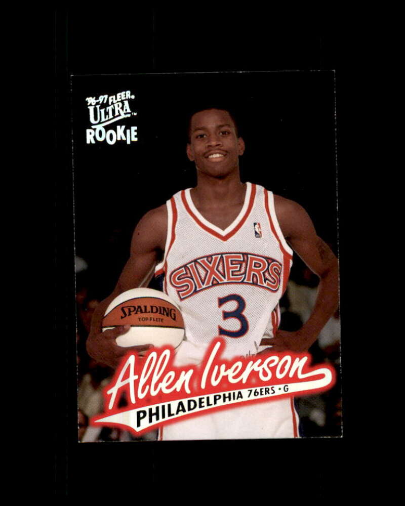 Allen Iverson Rookie Card 1996-97 Ultra #82 Image 1