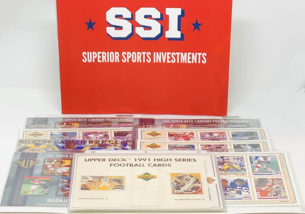 1991-94 Upper Deck Football Promo Sheets Lot (20) Image 3